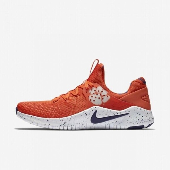 Nike Other - Nike Free TR8 Clemson Tigers Orange Sneakers